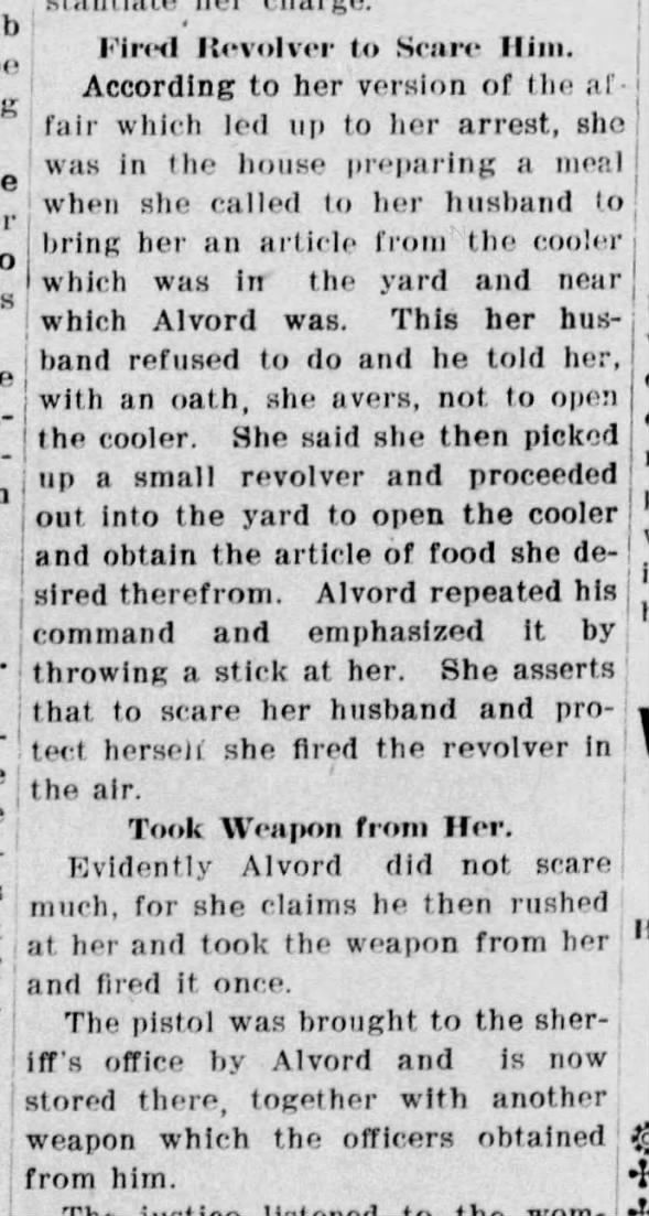 Clipping from The Hanford Sentinel